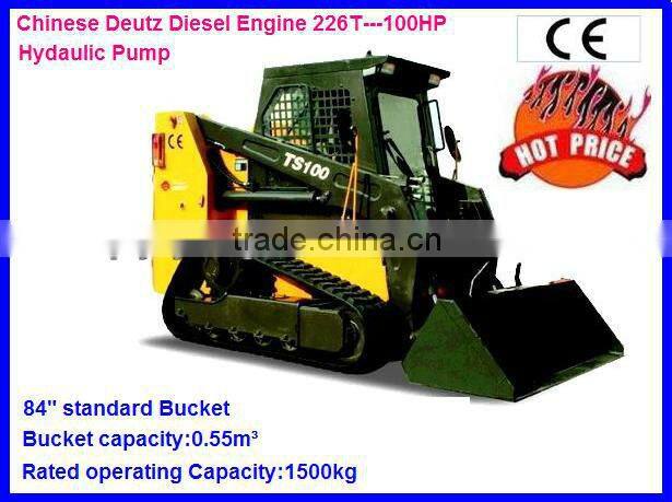 skid steer loader and attachments Bobcat like,Diesel engine 100hp,Gemany Rexroth pump,CE paper