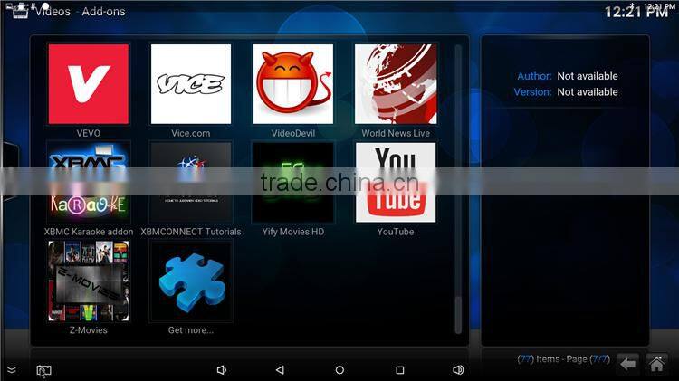 M8R Octa Core RK3368 CPU built Dual WIFI and BT4.0 Android 5.1 Lollipop Smart TV BOX