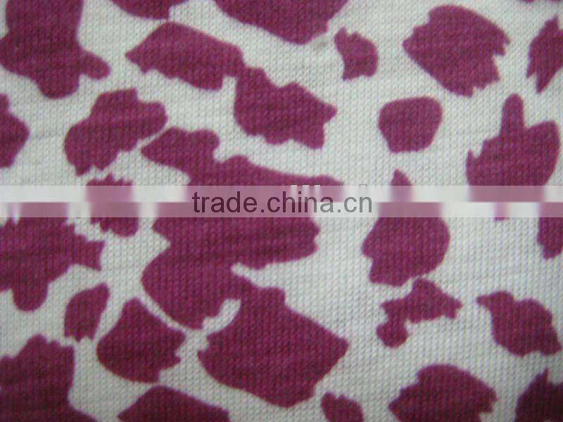 polyester viscose blend fabric single jersey