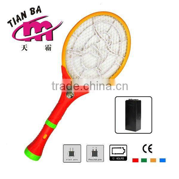 7 LED LIGHT RECHARGEABLE FLY KILLER SWATTER RACKET