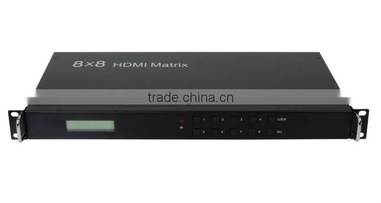 HDMI Matrix 8x8 with RS232 & IR remote
