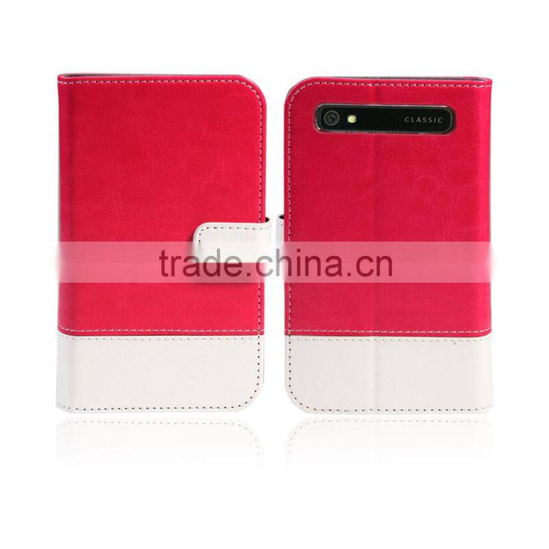 PU leather mobile phone case for Blackberry Q20