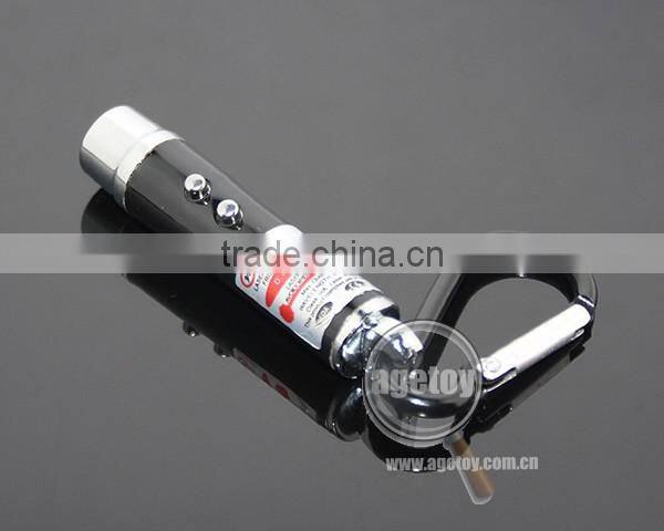 Aluminum Carabiner Personality UV Money Detector Electric Light Mini Flashlight Lamp LED Torch With Keyring