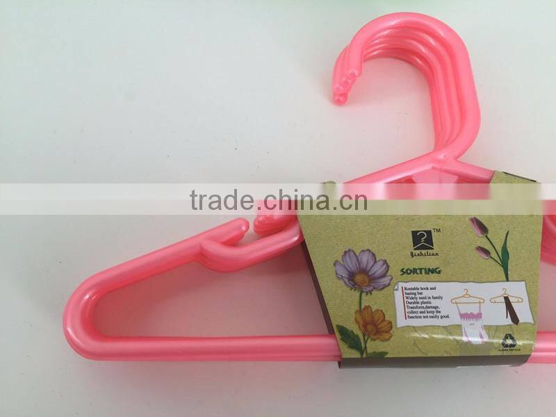 Xu Feng cheap colorful plastic hanger supermarket home use factory 1087