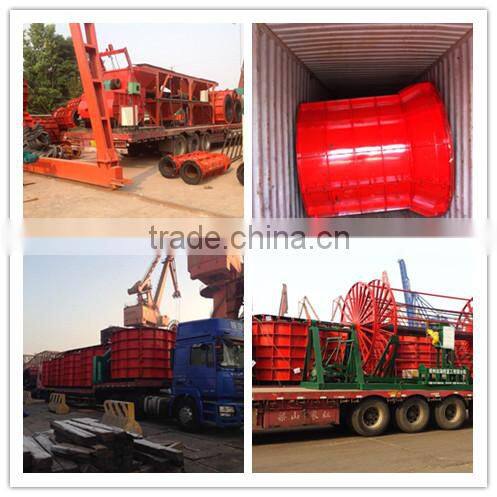 Concrete pipe making machine for building construction