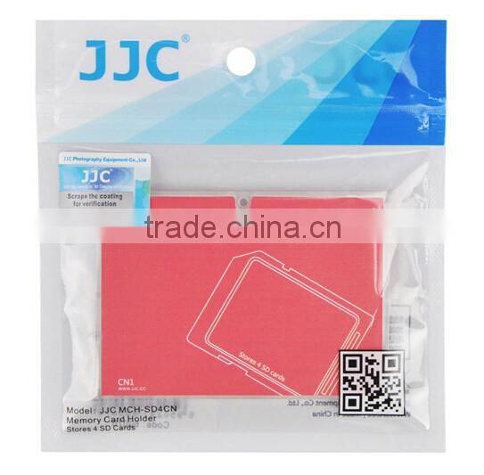Memory Card Case MCH-SD4CN JJC Compact SD Card Holder Plastic Card Holder