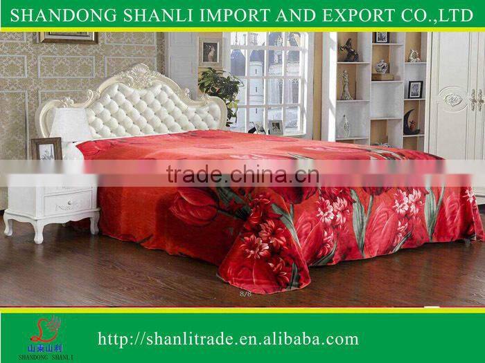 Cheap super soft coral fleece blanket