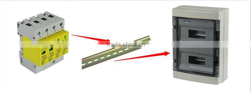 SAIP/SAIPWELL Wholesale 4 Poles 385/440V IP65 Electrical Easy Installed Surge Protection Device
