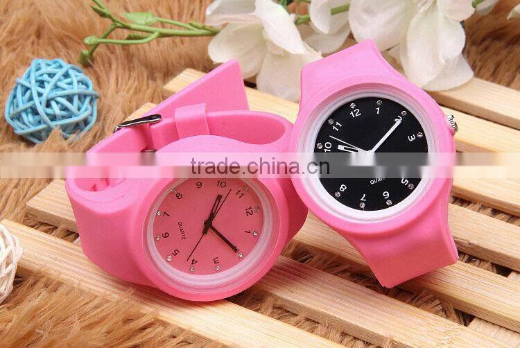 Attactive whole luminous silicone jelly watches top sale interchangeable strap watch