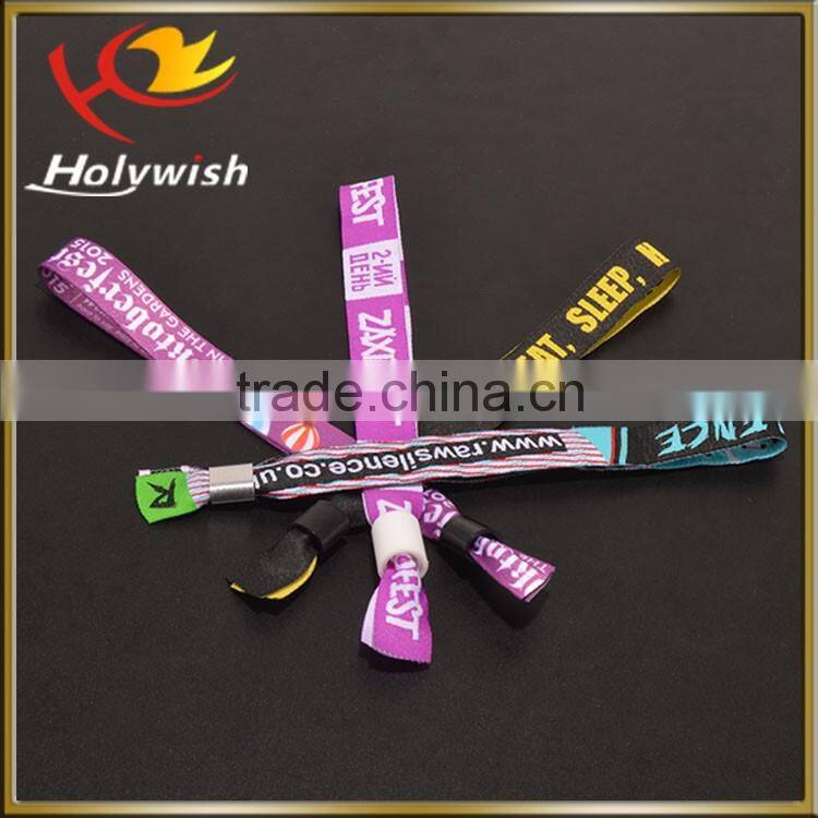 Guangzhou Wholesale Cheap Promotional gift fashion polyester cloth wristband