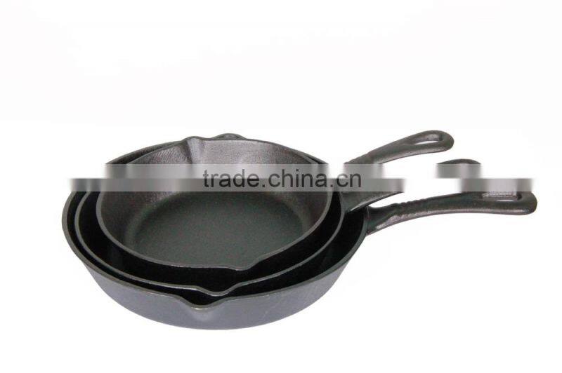 cast iron preseasoned fry pan,cast iron enamel frying pan/skillet
