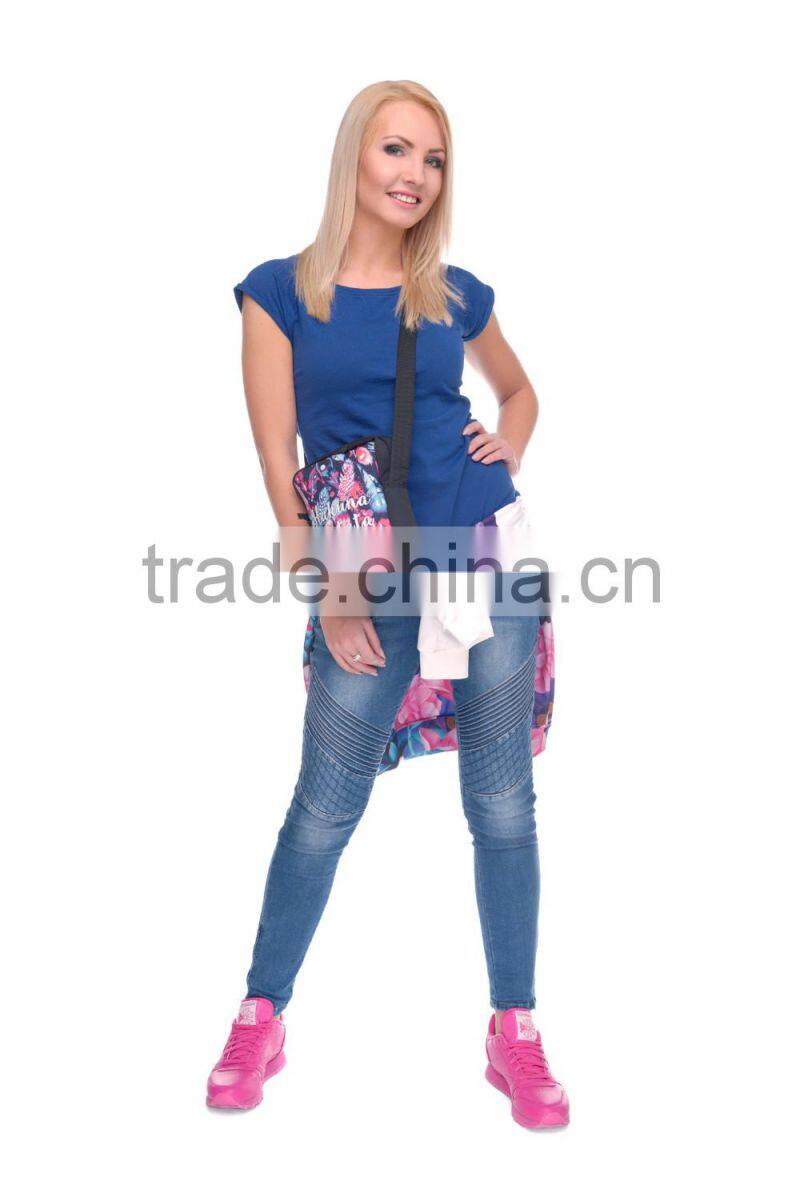 2016 popular custom sublimation shoulder bag handbag with factory