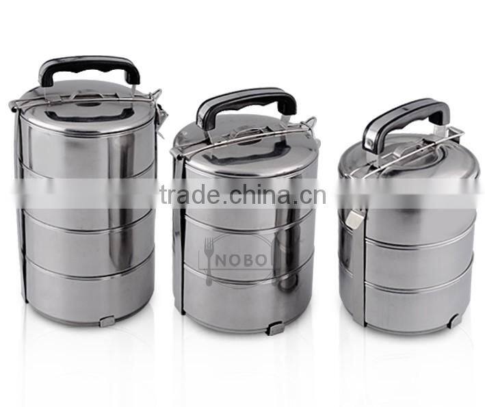 Classic stainless steel 2/3/4 layers' food carrier