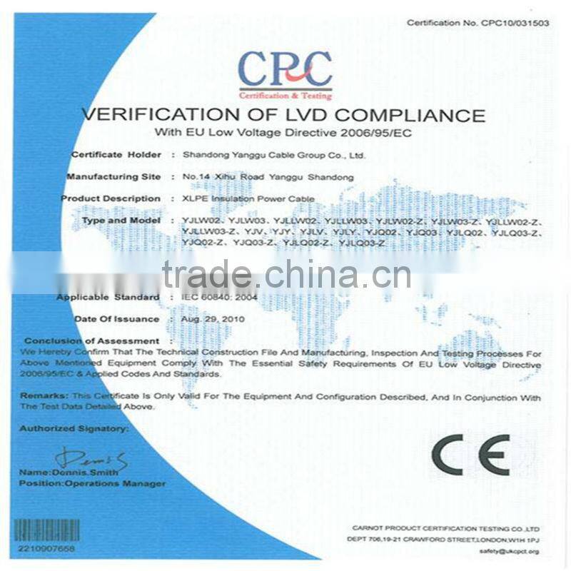 high voltage copper cable wire electrical wire cable
