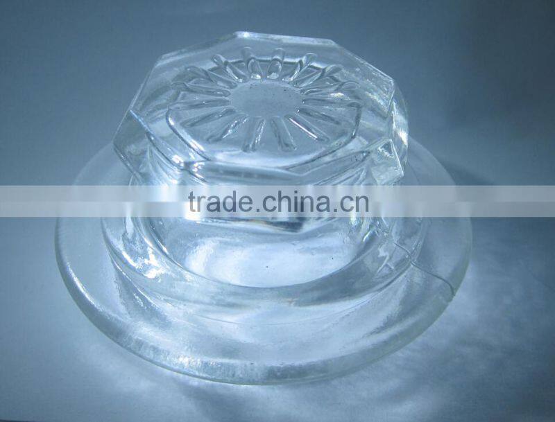 round glass lid for glass jar