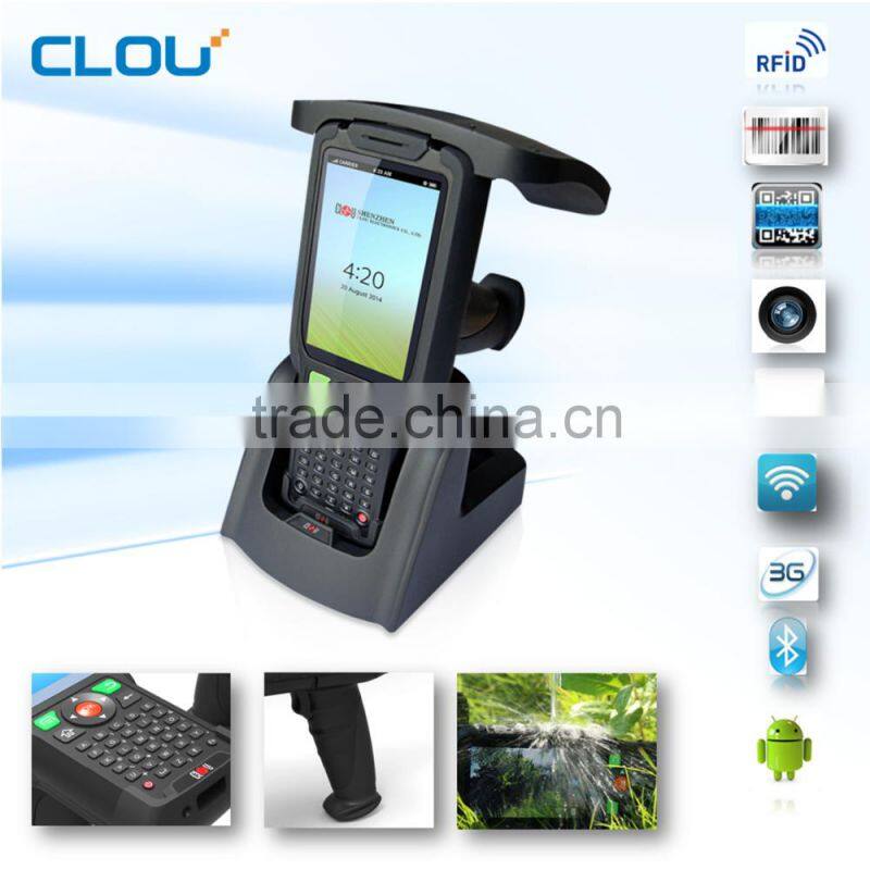 For asset management handheld impinj rfid reader with 8 meters long range reading