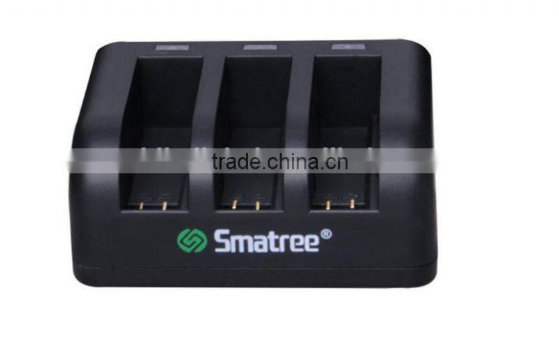 Smatree battery and 3 channel charger for camera accessories replacement