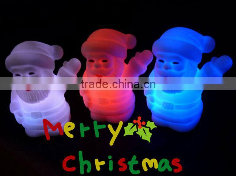 Merry christmas color LED christmas father,animated father christmas