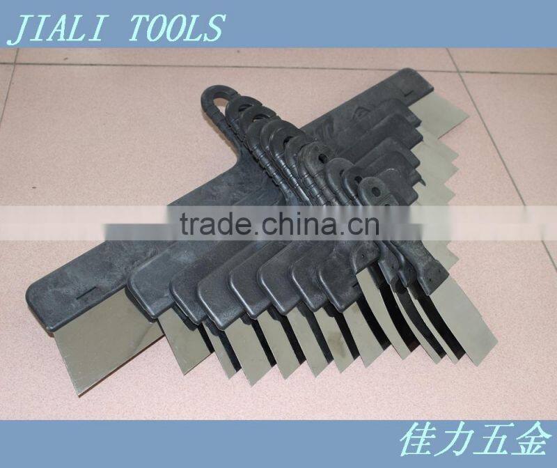 Plastering trowel / stainless steel blade construction tools / PP hand