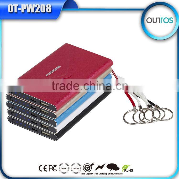 Ultral thin leather power bank 5000mah