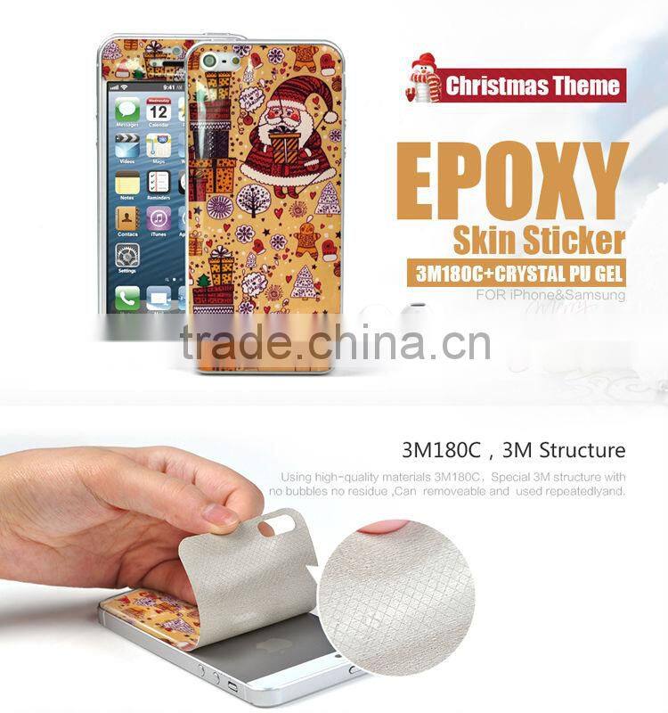 custom 3m glue sticker for samsung s4 with ce rohs