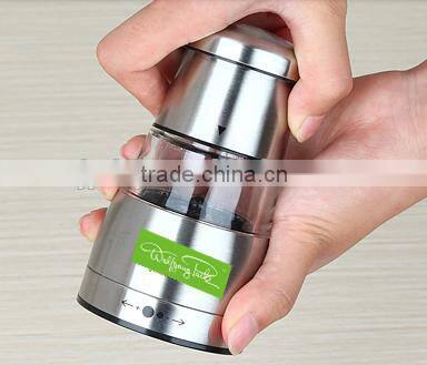 Stainless Steel Pepper & Salt Mill and with Ceramic Grinder
