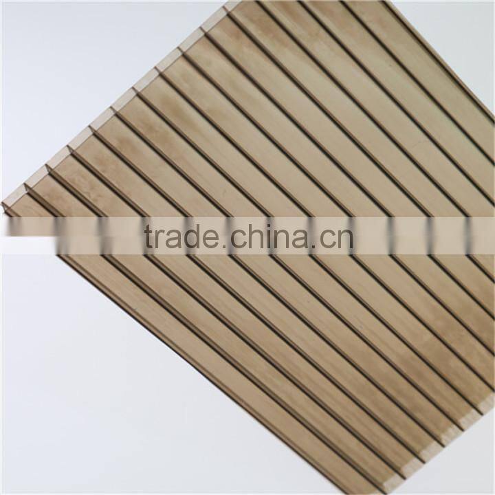 Grade A polycarbonate hollow roofing sheet plastic garden sheds used