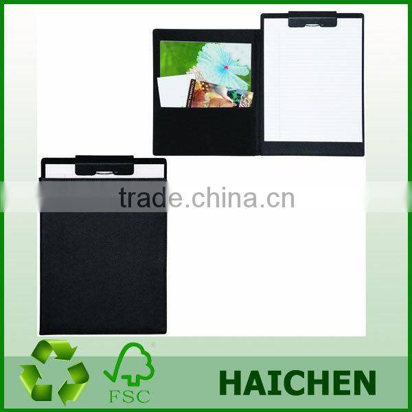 Pad Holder with Brass Plated Clipboard folder