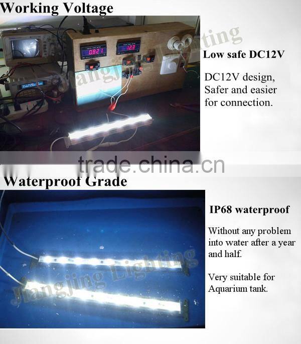 2015 4ft coral reef/saltwater/freshwater blue white marine led aquarium light bar 430-460nm