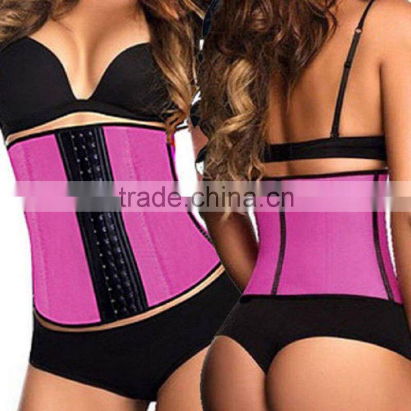 waist training corset latex wholesale 2015 new