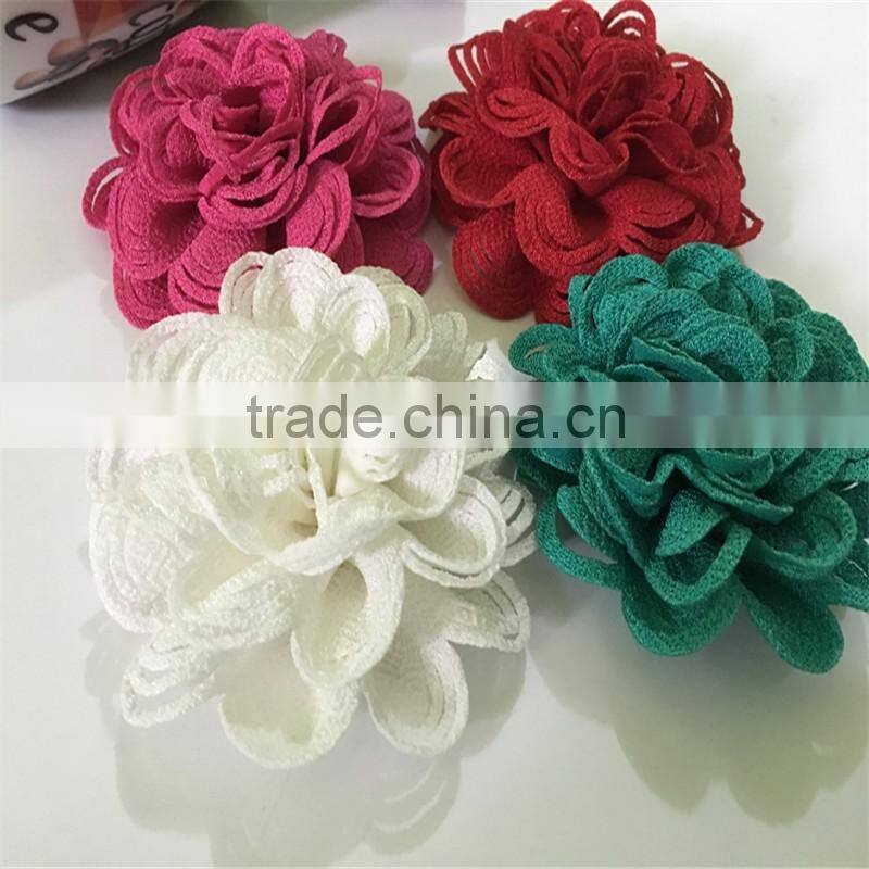 Dimensional fabric camellia flower,new style cut flowers for clothing