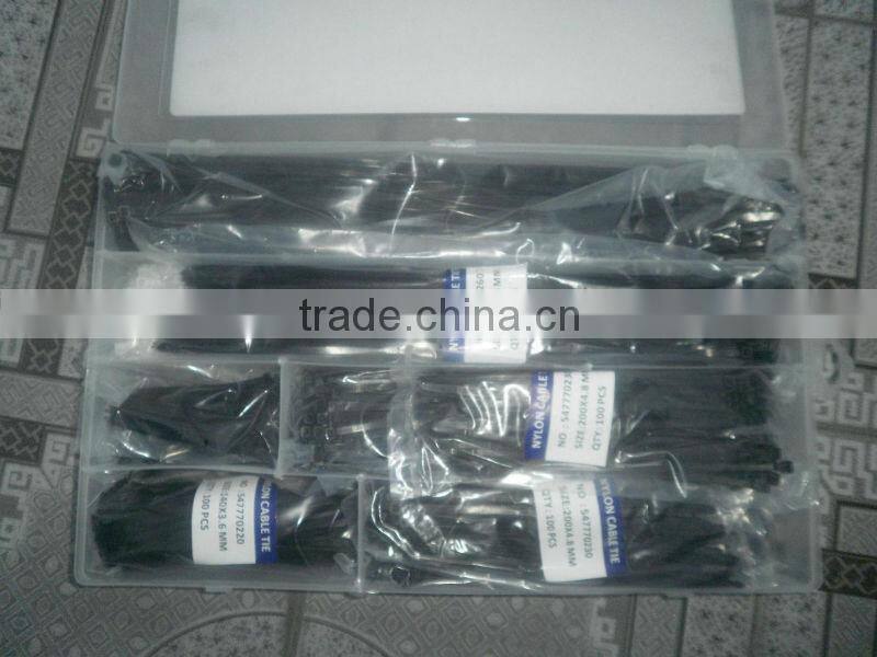 Directly sales 5*200 Mountable Head Nylon Cable Ties (UL certificate)