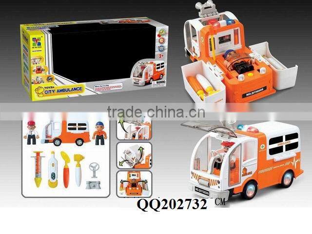B/O bump & go building block construction truck