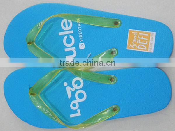 New men EVA/PE sole flip flops massage slipper