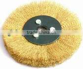 brass steel wire wheel brush