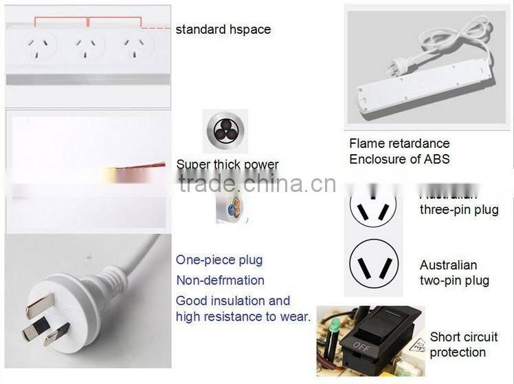 passed SAA/AS powerboard 6 outlets