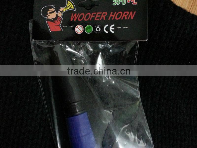 plastic blow party toy horn with national flag