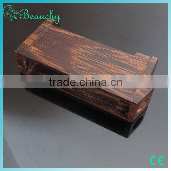 2015 Beauchy new products vapor mod suit for 18650 battery vape wood mod