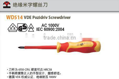 VDE Pozi Screwdriver