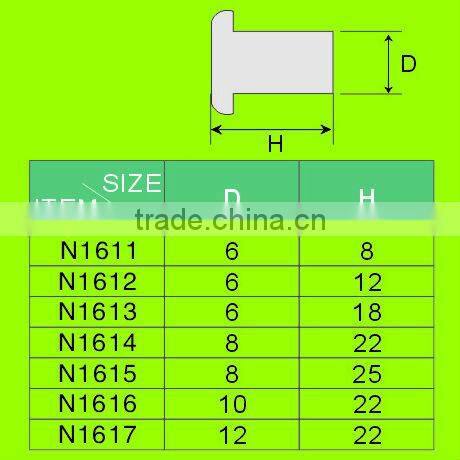 The best business reputation hot sale chrome plated furniture fastener iron nut (N16)
