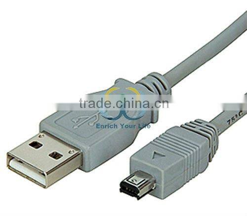 USB A male to mini 4P