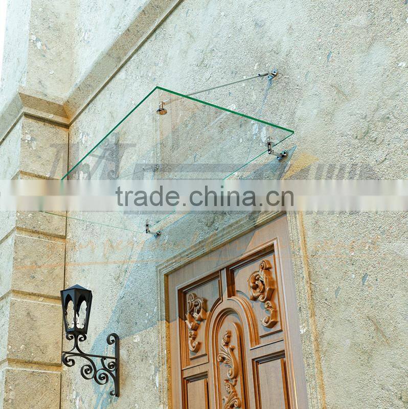 steel frame canopy,garage canopy,glass stainless steel canopy