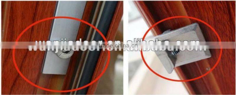 cheap price double glaze good quality aluminum tilt and turn side hung window Foshan wanjia factory price