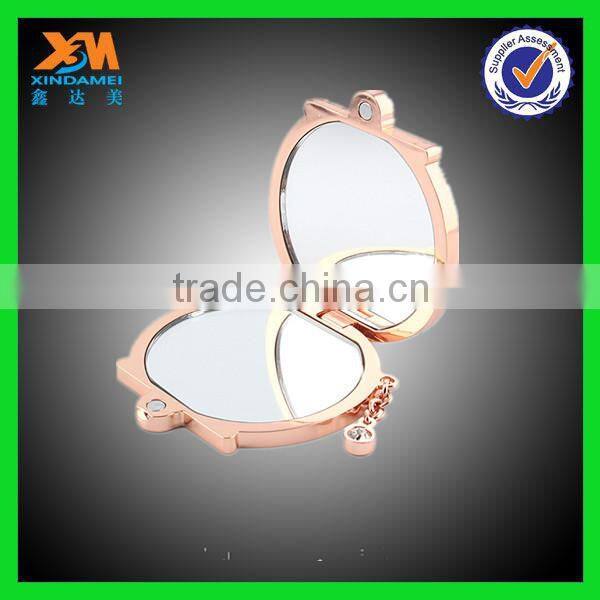 Heart-shaped cosmetic mirror, mirror set auger, single cosmetic mirror
