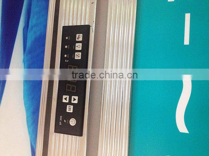 commercial upright beverage display cooler for supermarket