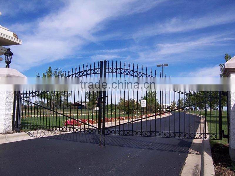 Modern Garden Decoration Power Coated Aluminum Villa Garden Main Gate Design
