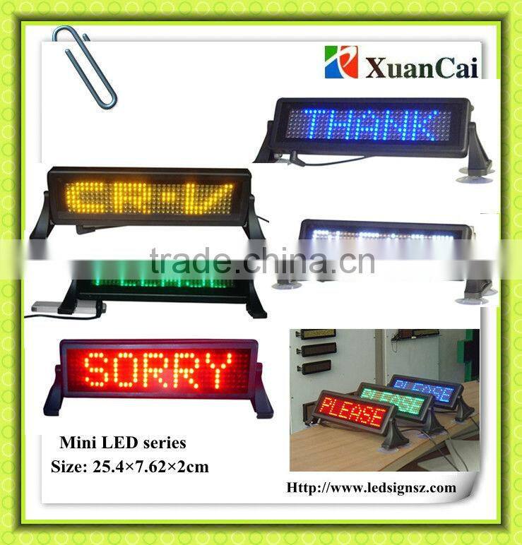 Alibaba desktop led display numeric red color single side 16*96 led sign