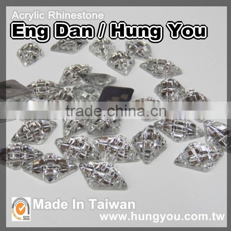 Unique Cutting Solid Angle Rhinestone for Fashion Accessories