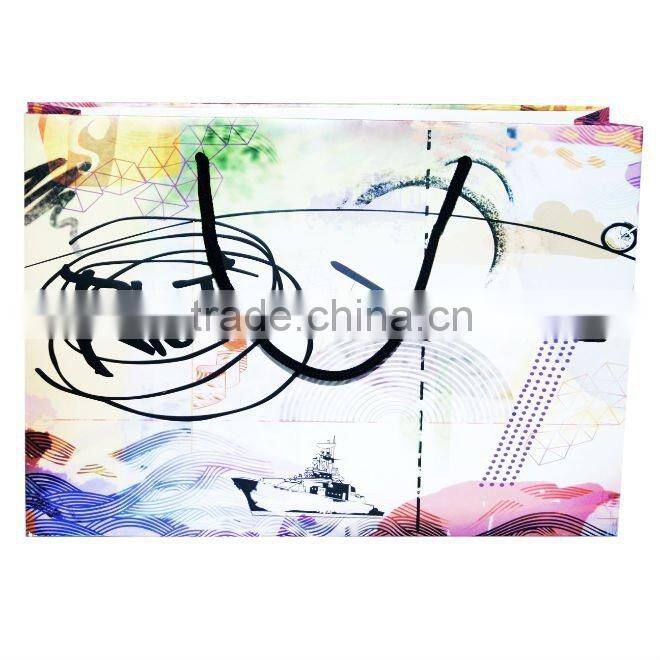 custom paper shopping bag,gift shopping paper bag