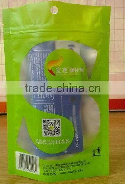 custom plastic alumunium foil snack packing bags